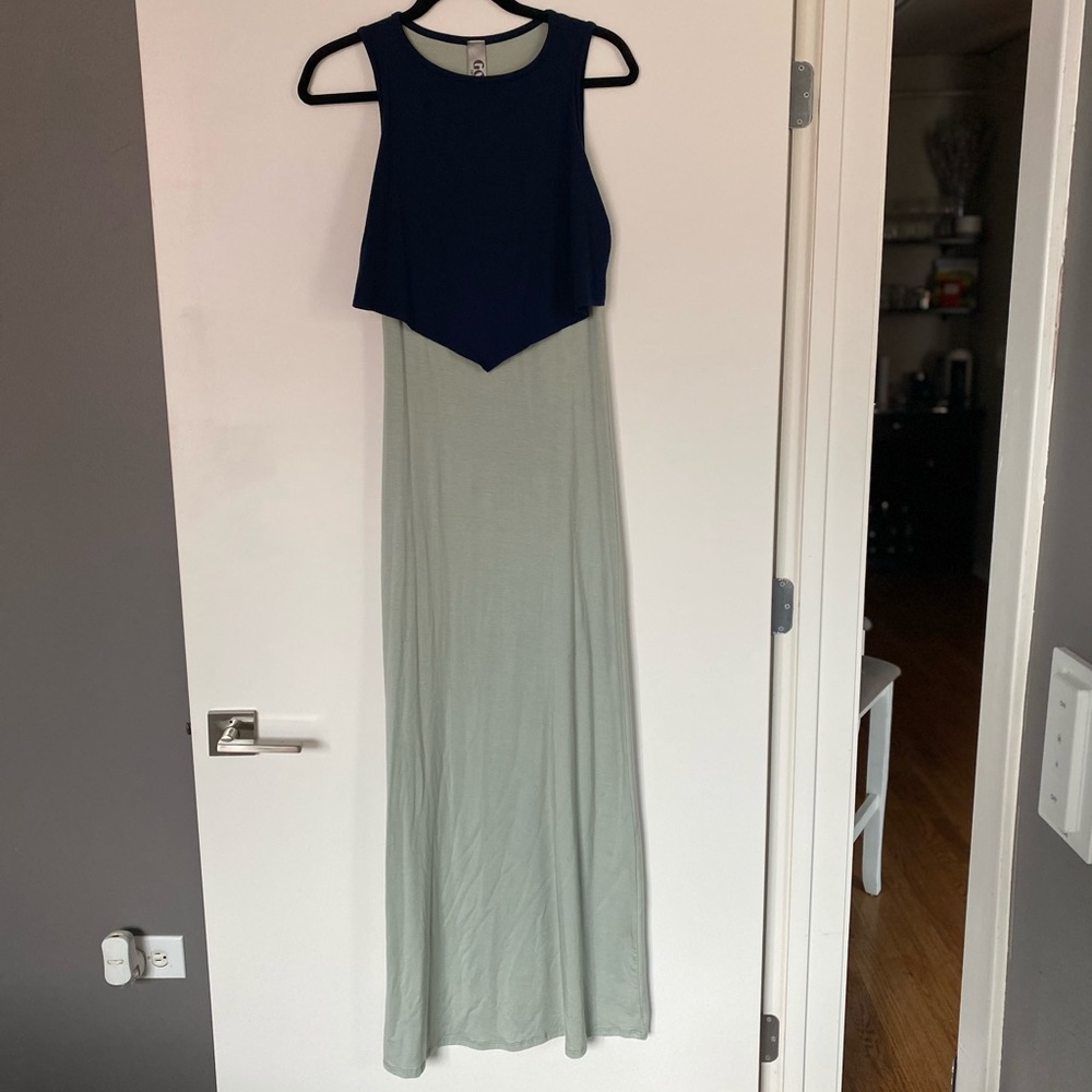 Brand New GO Couture 2 Tone Maxi Dress